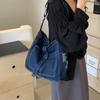 Повседневная джинсовая сумка на плечо для женщин, нитки для шитья, студенческая, для поездок на работу, через плечо