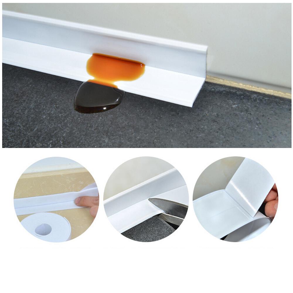 Bathroom Waterproof Wall Sticker Pvc Self-Adhesive Sealing Strip,Kitchen Sink Joint Strip, Household Moisture-Proof And Mildew Proof Sealing Component