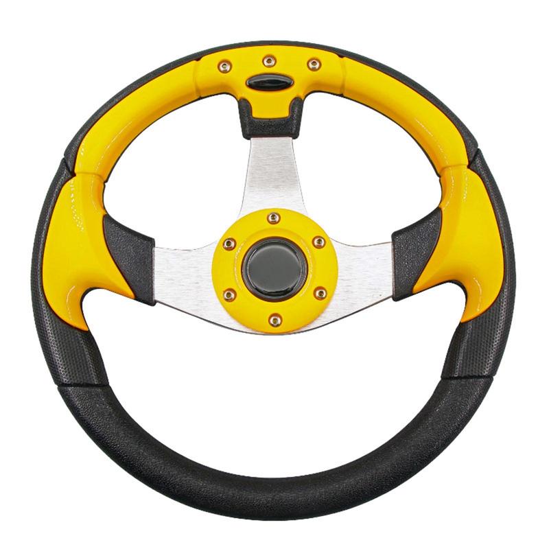 Golf Cart Steering Wheel Aluminum + PU for Club Car Ezgo for 10.6" ID