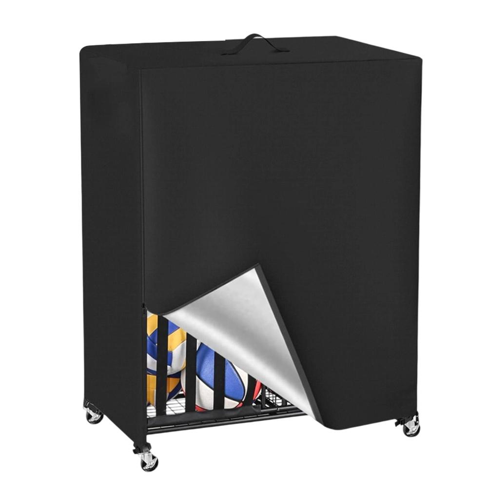 1 шт. Чехол для стойки для баскетбольных мячей 97*46*115см Ткань Оксфорд 420D Чехол-органайзер для спортивного инвентаря для гаража для хранения мячей Чехлы Запчасти