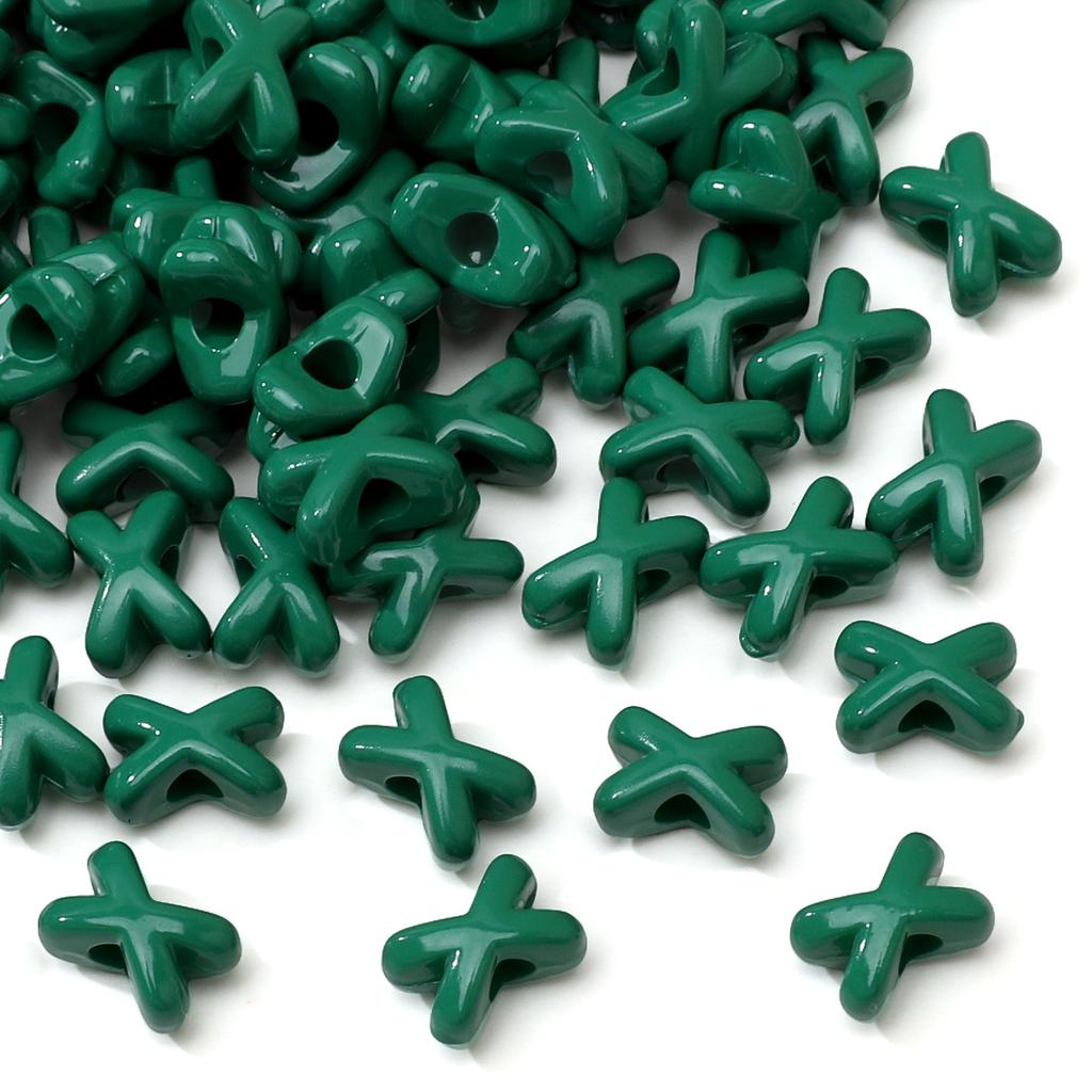 Разделительные бусины в форме вилки, акриловые шармы с эмалевой росписью для изготовления украшений своими руками, вариант 5 или 20 шт.