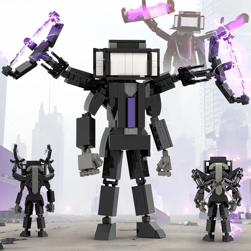 Горячие строительные блоки Skibidi Toilet Туалет Модернизированный G-Man&Dominator Фигурки Модель Титан Спикермен Игрушки для детей Рождественский подарок