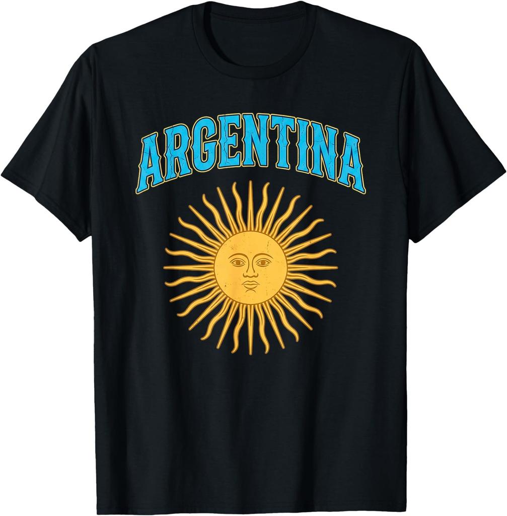Argentina Sun Emblem Vintage Graphic T-Shirt