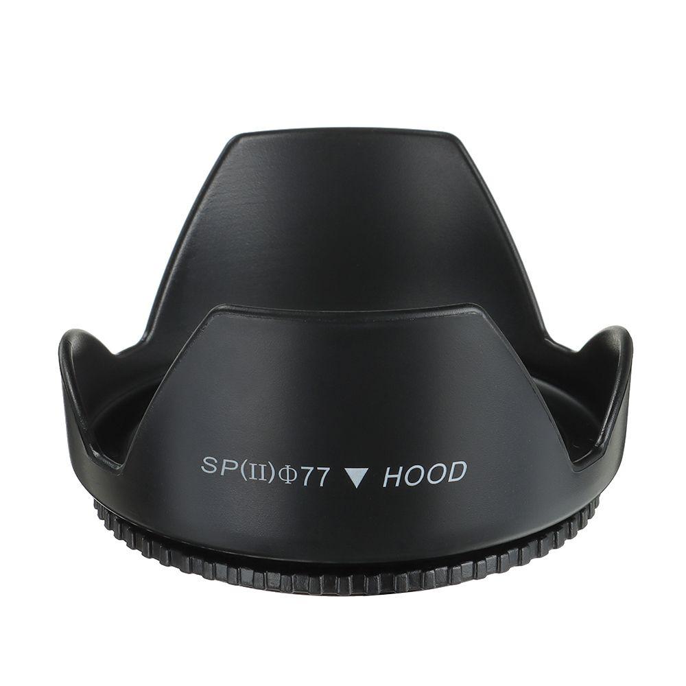 Practical Universal Camera Anti-Glare Cover Screwed Lens Hood Sunshade Protective Shield
