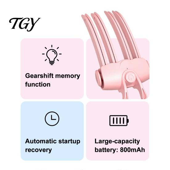 Safe Heated Hair Root Clip 2Pcs Volume Clip, Electric Volumizer Crimper, 3 Minute Lifting Travel Size Styler Comb for Flat Hair, Dual Temperature