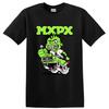 Футболка панк-рок группы MxPx Зеленая Мультяшная Графика Автомобиля Музыкальный Фан Смелая Гоночная Футболка