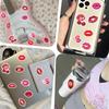 500Pcs/Roll Blazing Red Lips Kids Rewards Stickers - DIY Scrapbooks Album Decor Sealing Label Decals