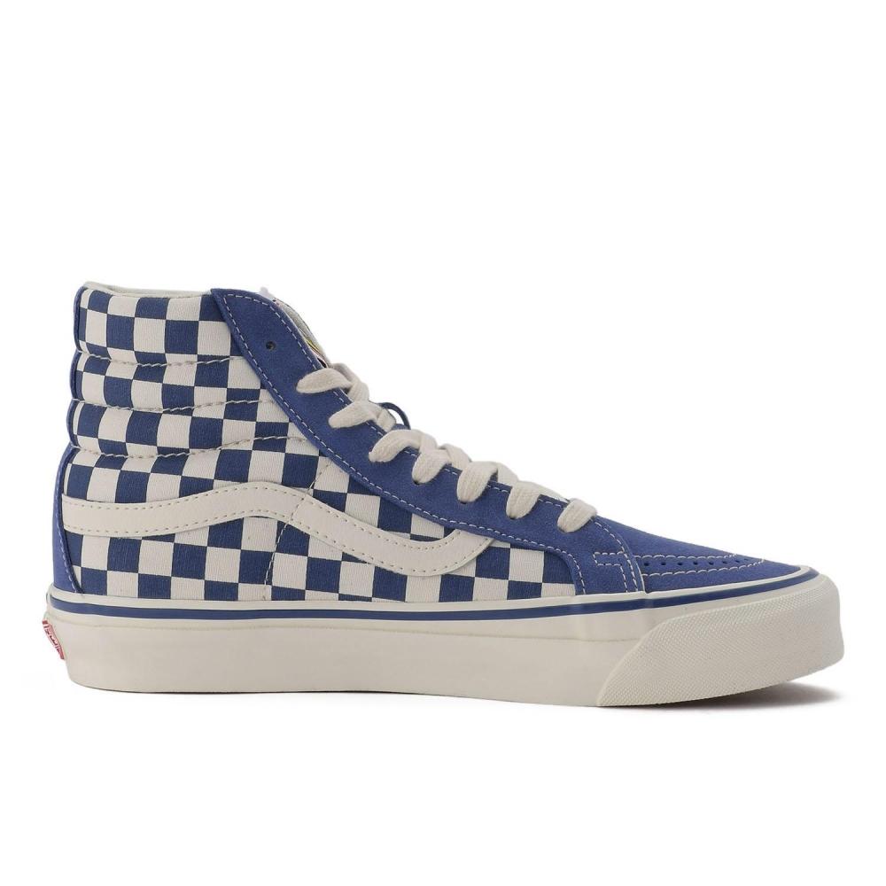 Vans Skate High Reisue 38 Vn000ctbmbl Check M.blue.