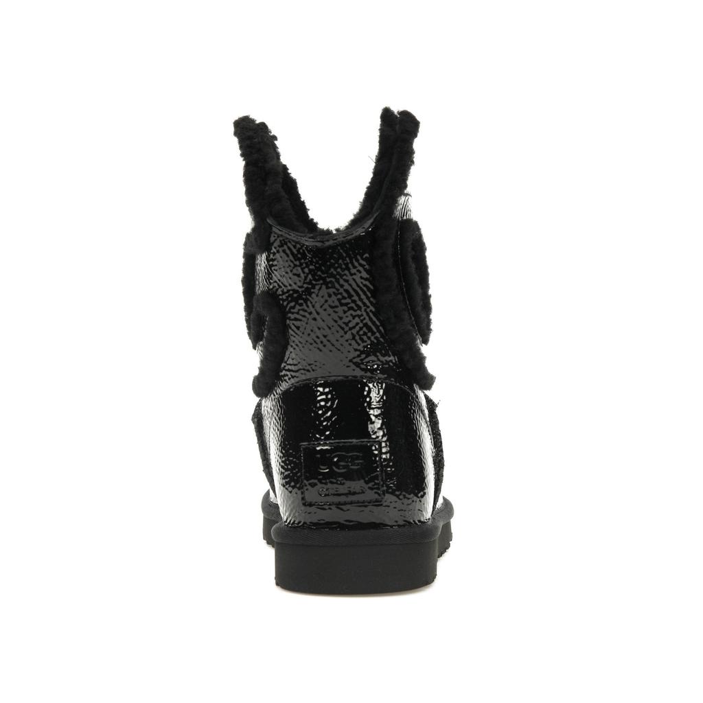 Telfar x UGG Лого Мини Ботинки Крэкл - Черные Мужские Кроссовки 1155790-BLK