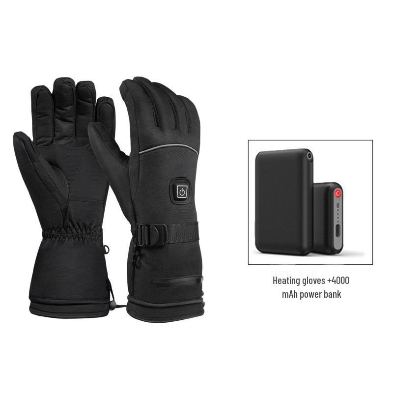 Unisex Winter Electric Heated Gloves - Ideal for Skiing, Cycling, and Outdoor Cold Protection.