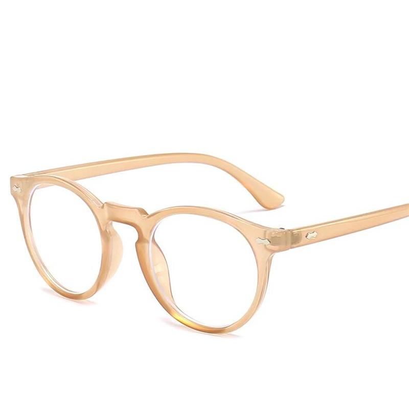 0 -0.5 -0.75 To -6 Tea Lens Oval Polarized Myopia Sunglasses Men Women Plastic Rivet Frame Minus Degree Prescription Sun Glasses