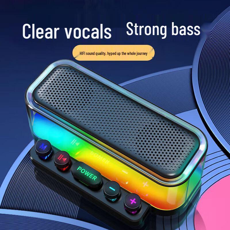 Z6 RGB Punk Bluetooth Игровые колонки: Высококачественный звук с сабвуфером и атмосферной подсветкой для рабочего стола