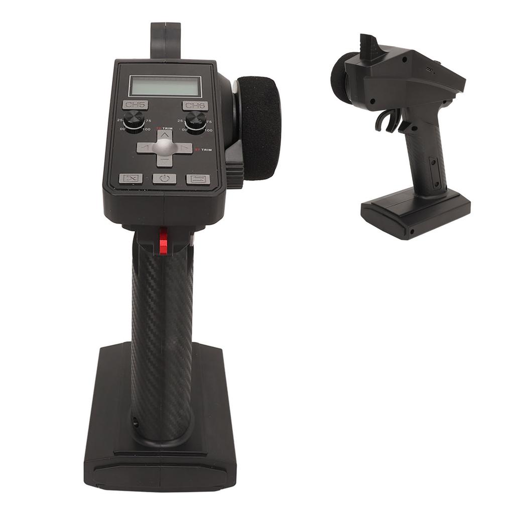 2,4 ГГц 6-канальный передатчик-приемник Профессиональный Высокочувствительный Пульт дистанционного управления с управлением одной рукой для радиоуправляемой машины, лодки