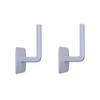 4pcs Multifunctional L-shaped Non Perforated Strong Hooks,clothes and Hats Storage Rack,toilet Paper Hooks,bathroom Towel Hooks