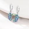 100% 925 Silver Chameleon Dragonfly Butterfly Earrings Golden Koi Ladybug Earrings For Women Fashion S925 Party Jewelry
