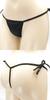 Remote Rotor Pocket Shorts Jumping Pants String Panties Micro Bikini T57R Black F [Cat Select] T-Back