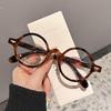 Retro Round Frame Fashion Glasses Anti Blue Light Computer Fashion Lightweight Eyeglasses Women Men