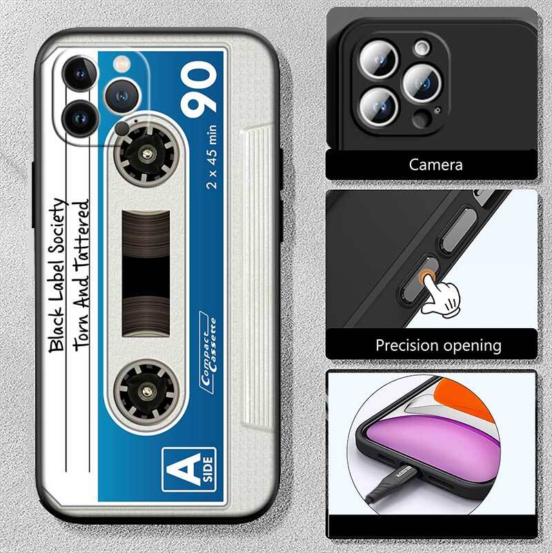 Cassette Vintage Tape Case for Samsung M55 M35 M15 A02 A05S A05 A06 A15 A12 A13 A10 A16 A20 A22 A24 A25 A30 A31 A32 A33 A35 A42 A50