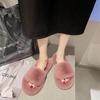 Classic Winter Fluffy Women Slippers Soft Plush Cozy House Slipper Furry Open Toe Indoor Casual Warm Plush Shoes
