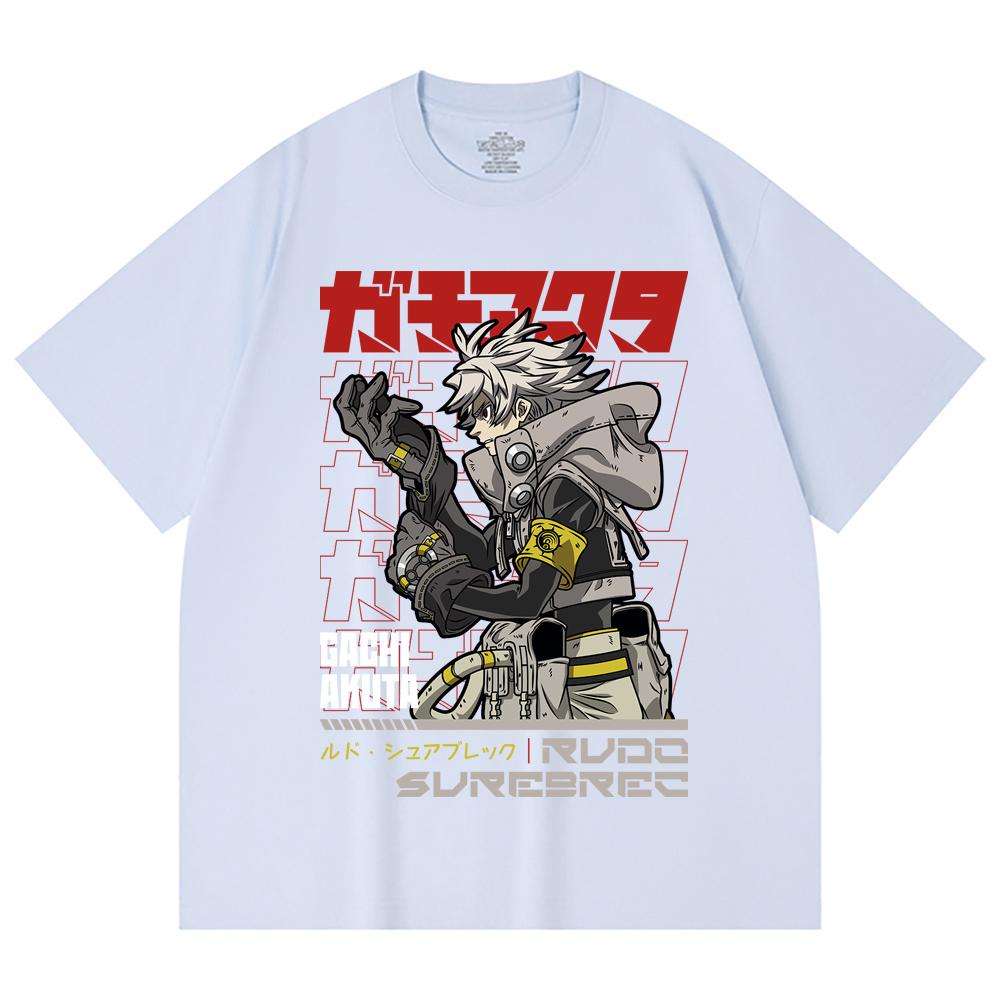230 Gsm 100% Cotton Gachiakuta V11 Rudo Print Unisex Heavy Cotton T Shirt