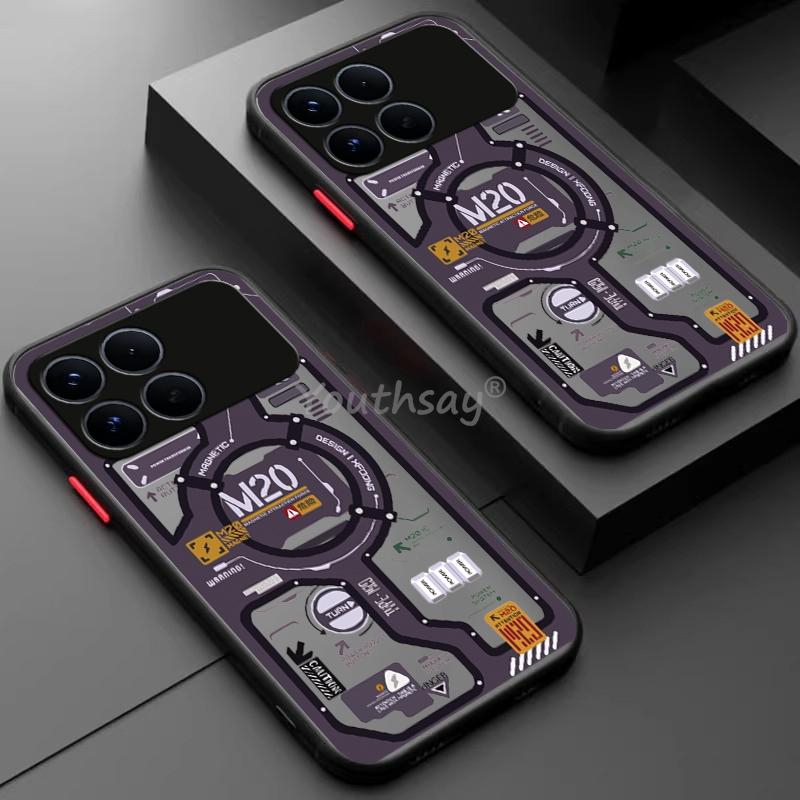 Чехол для Xiaomi POCO F8 Pro Уникальный стиль машины Матовый силикон ПК Ударопрочный Защитный чехол Крышка для POCO F8 Pro POCO F8 Ultra