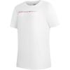 Emporio Armani EA7 Весна/Лето 23 Футболка с круглым вырезом и буквенным логотипом, короткий рукав, женская, белая 3RTT13-TJFKZ-0193