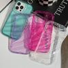 Чехол для телефона Airbag для iPhone 11, чехол для iPhone 13, 16, 14, 12, 15, Pro Max, XS, XR, X, 7, 8 Plus, SE, противоударный бампер, мягкий, прозрачный, волнистый чехол
