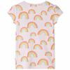 Pale Pink Short-sleeved Pajamas for Children 92/104/116/128/140