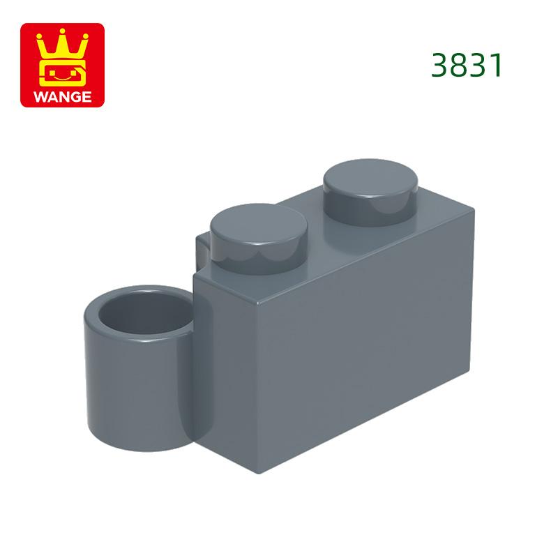 122 шт./лот 3831 Шарнир 1x2 Нижняя часть Строительные блоки MOC Технические аксессуары Совместимые с Brick Детские игрушки Подарочная коробка