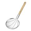 26cm Stainless Steel Fine Mesh Skimmer with Wooden Handle