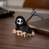 Мини-статуэтка Жнеца, 3D-печатная фигурка Черепа Жнеца на Хэллоуин для настольного компьютера, стола, полки, домашнего декора