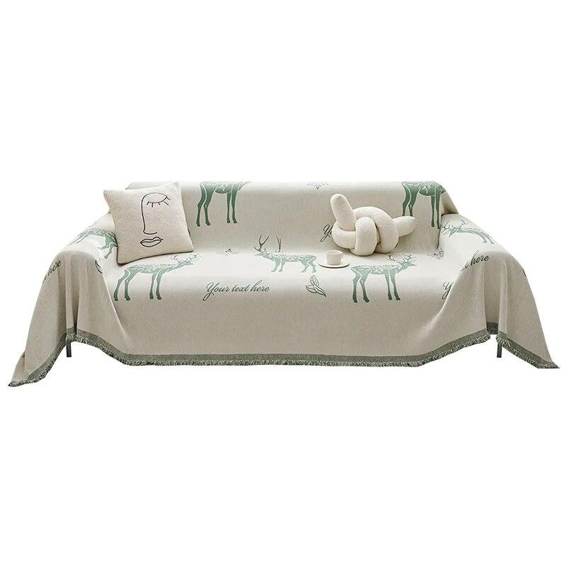 Противоскользящее диванное полотенце, ткань против кошачьих царапин, бархат Тедди, водонепроницаемое, многофункциональное покрытие для дивана, 4 сезона