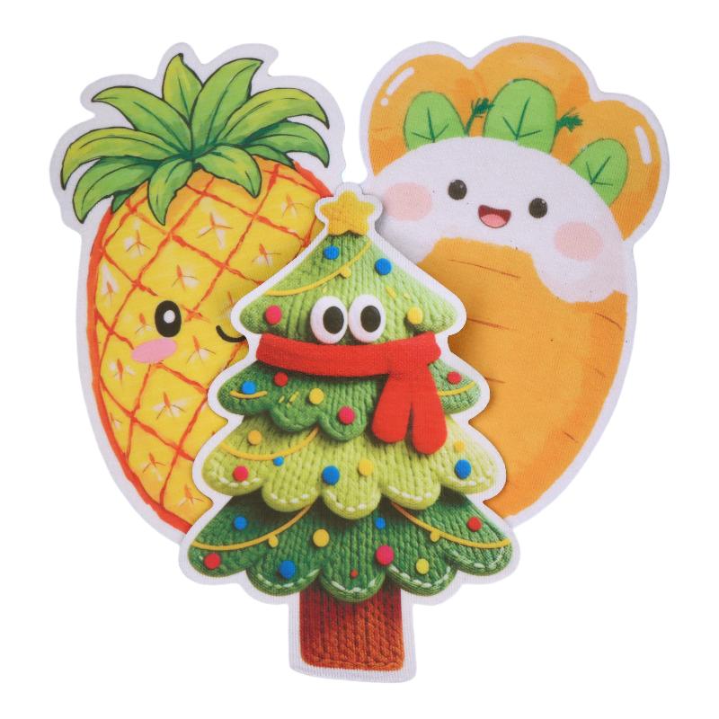 Anti Scratch Cute Pineapple Xmas Tree Cat Scratcher Board Grinding Claw Toy Non-Toxic for Kittens Home Xmas Decor Gift