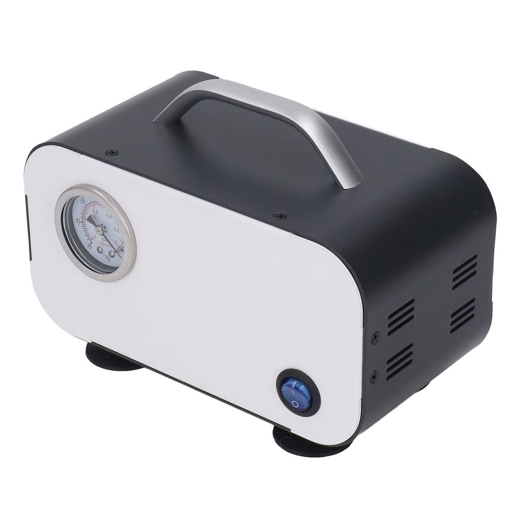 30W Oil Free Oilless Diaphragm Vacuum Pump Low Noise Small Laboratory Filtration Pump 15L min 110‑240V US Plug