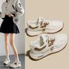 Women's Shoes 2025 Spring New Student Korean Version Ins Trendy Versatile Platform Sports Shoes Spring and Autumn Casual Shoes 5162