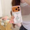 Роскошный Магнитный Чехол для Телефона со Стразами и Бантом для iPhone 17/16 Pro Max/15/14