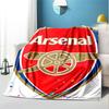 Arsenal F.C Pattern Blanket for Home Decoration, Bed, Sofa, Car Travel, Camping, Suitable for All Seasons, Birthday Christmas Gift