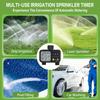 IPX5 Waterproof Digital Water Flow Meter EU Electronic Water Meter  Watering Irrigation