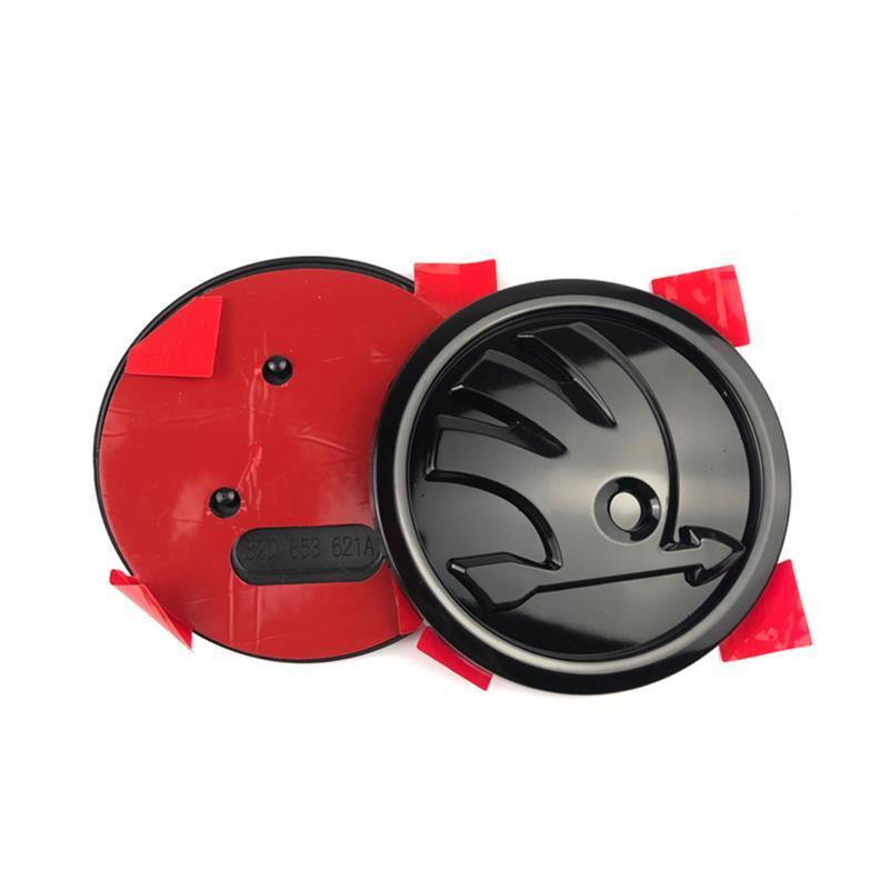 Эмблема ABS 80мм 90мм Для Skoda Fabia 1 2 Octavia a7 RS Superb Rapid Yeti Karoq Vision Автомобиль Головной Передняя Задняя Багажник Задняя дверь