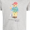 Polo Ralph Lauren SS23 мультяшный медведь логотип принт круглый вырез короткий рукав футболка мужская футболка серая 710853310-019
