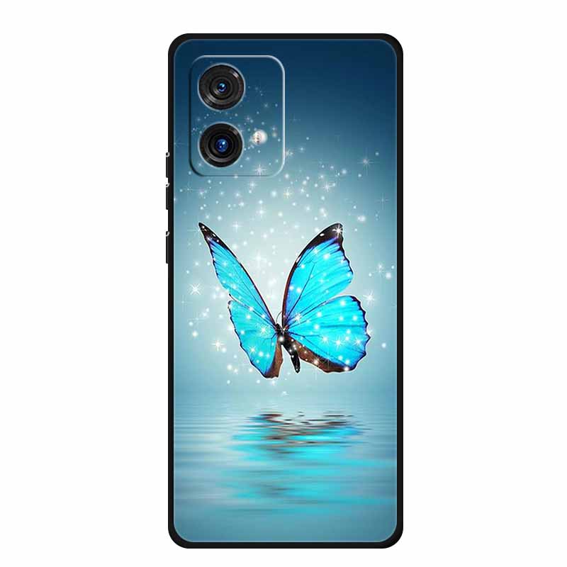 Для Motorola Moto G84 G54 5G Чехол Модный Мягкий Силиконовый Чехол из ТПУ Чехлы для Телефона для Moto G54 MotoG84 2023 Оригинальный Новый Тигр Capa