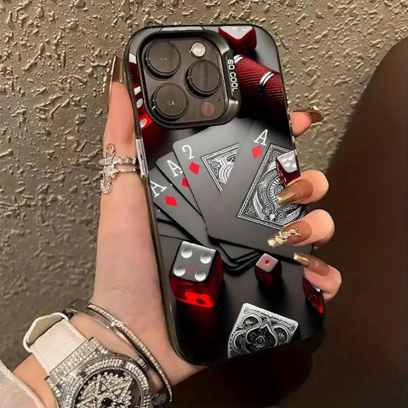 Fashion Poker Design Phone Case for Poco X6 X5 F5 F6 M6 X7 Pro Mi 14T 14 13T 13 12T 12 11 Lite 5G Cool IMD Material Cover