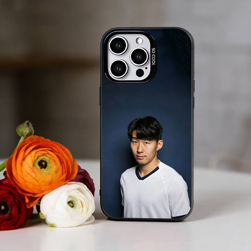 Чехол для телефона S-Son Heung-min для iPhone 17,16,15,14,13,12,11 Plus,Pro Max,XS, Цветной серебристый чехол для телефона Funda Cover