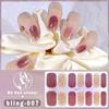 Glittering French Nail Decals 3D Nails Polish Wraps Gel Full Nail Wraps  Salon