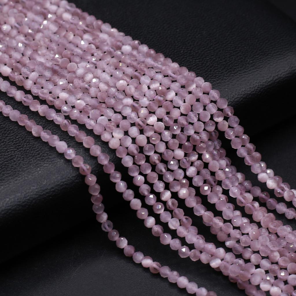 1 нить, граненые бусины из натурального камня, модные опаловые бусины-разделители для изготовления ювелирных изделий, DIY ожерелья, браслеты, подвесные декоративные аксессуары 38 см