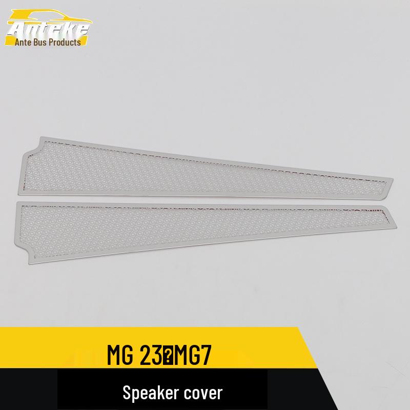 MG 23 MG7 Stainless Steel Speaker Panel and Dustproof Hood Cover Accessories