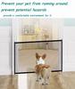 Pet Barrier Fences Portable Folding Breathable Mesh Dog Gate Pet Separation Guard Isolated Fence Dogs Baby Safety Fence