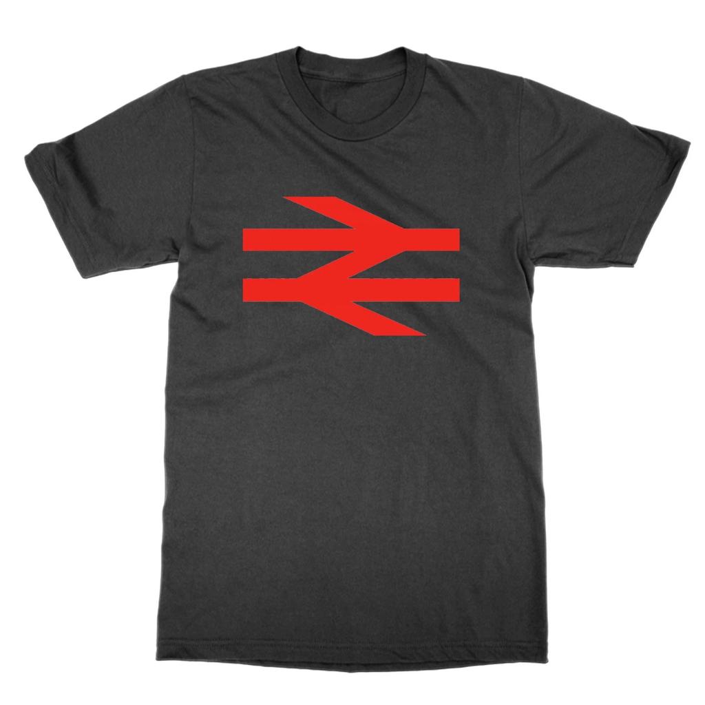 British Rail logo t-shirt funny top trains tee present trainspotter gift