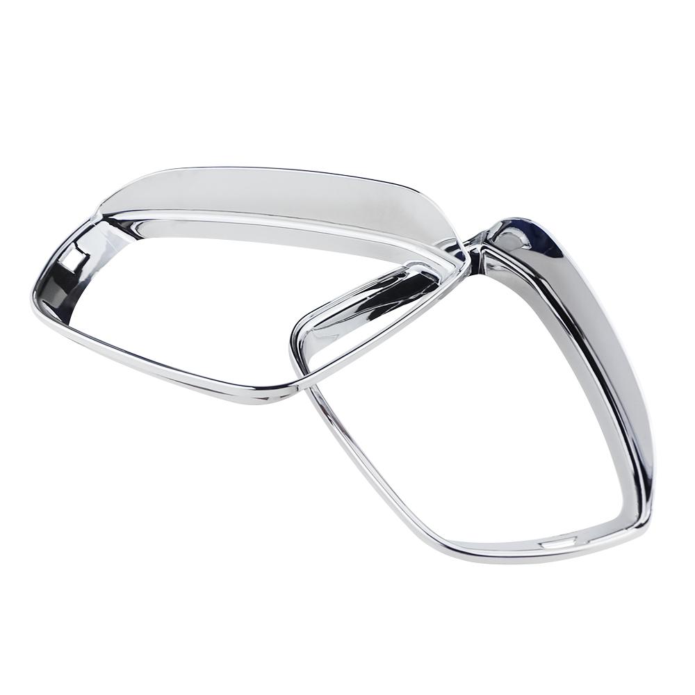 For Volkswagen VW T-roc Troc 2018-2025 ABS Chrome Car Rearview Mirror Rain Guard Cover Trim Side Mirror Eyebrow Accessories