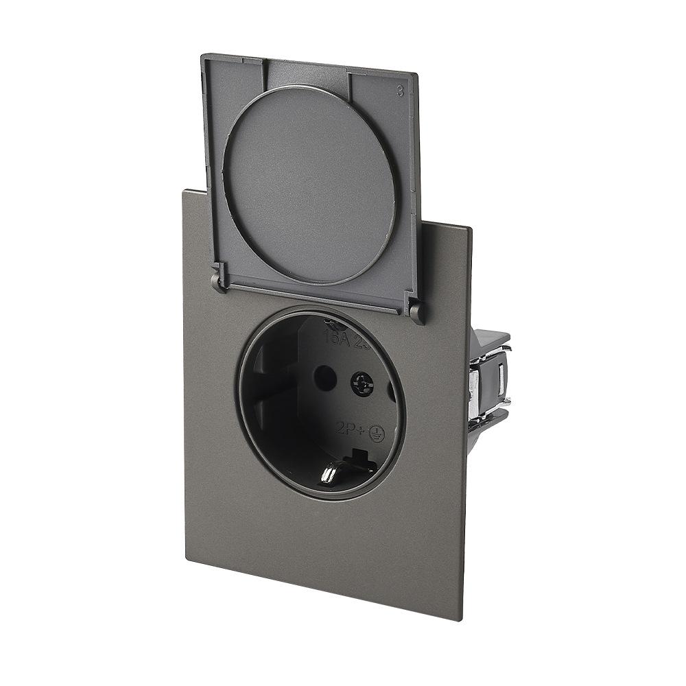 CC Series Flame Retardant Multi-Gang European Wall Socket